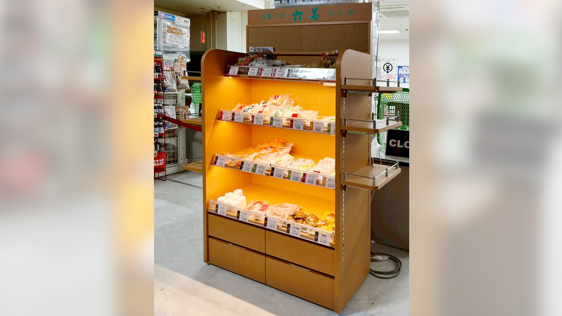 伝統あるお菓子店の什器制作1