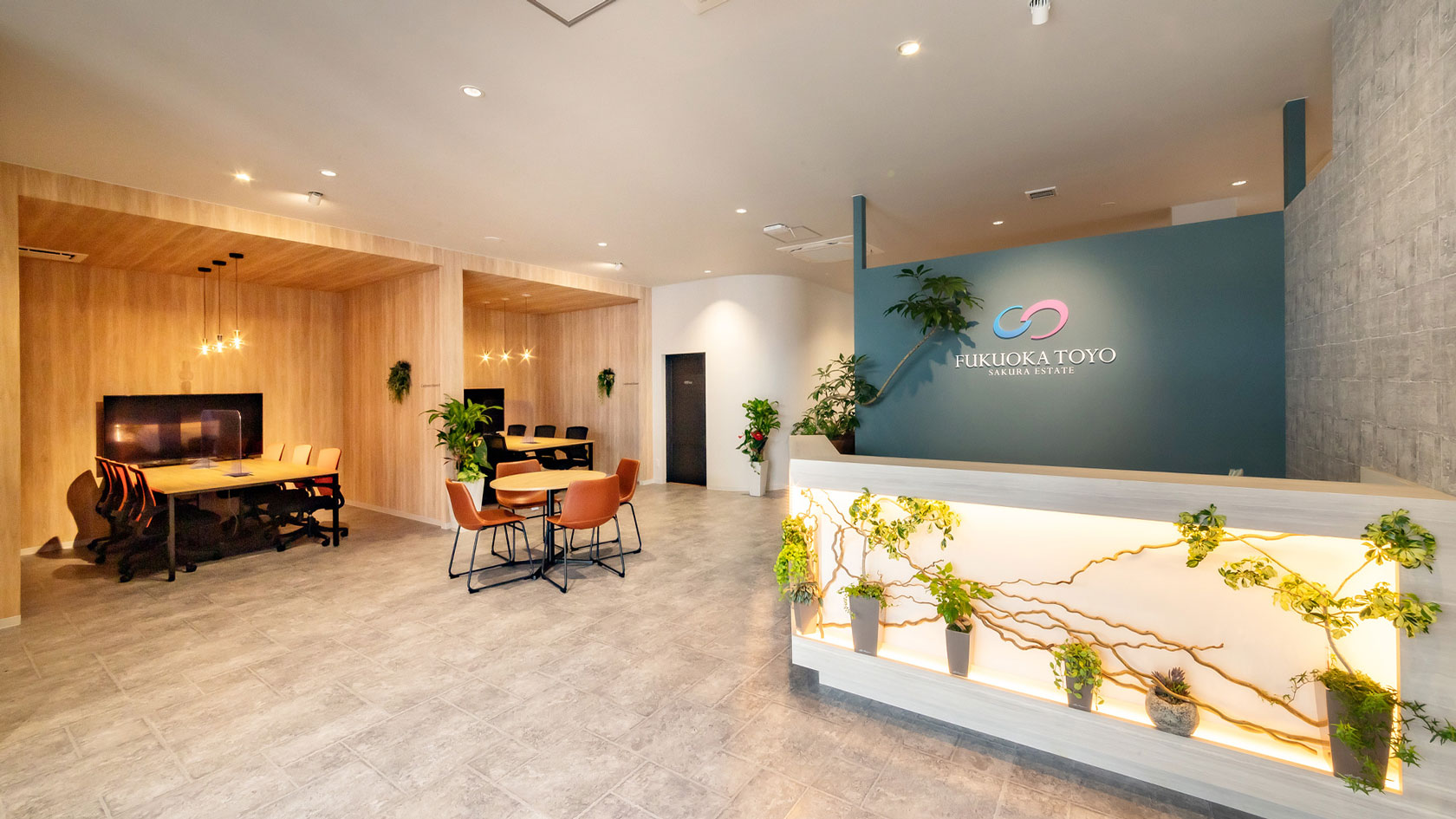 休憩スペース事例：福岡トーヨー株式会社