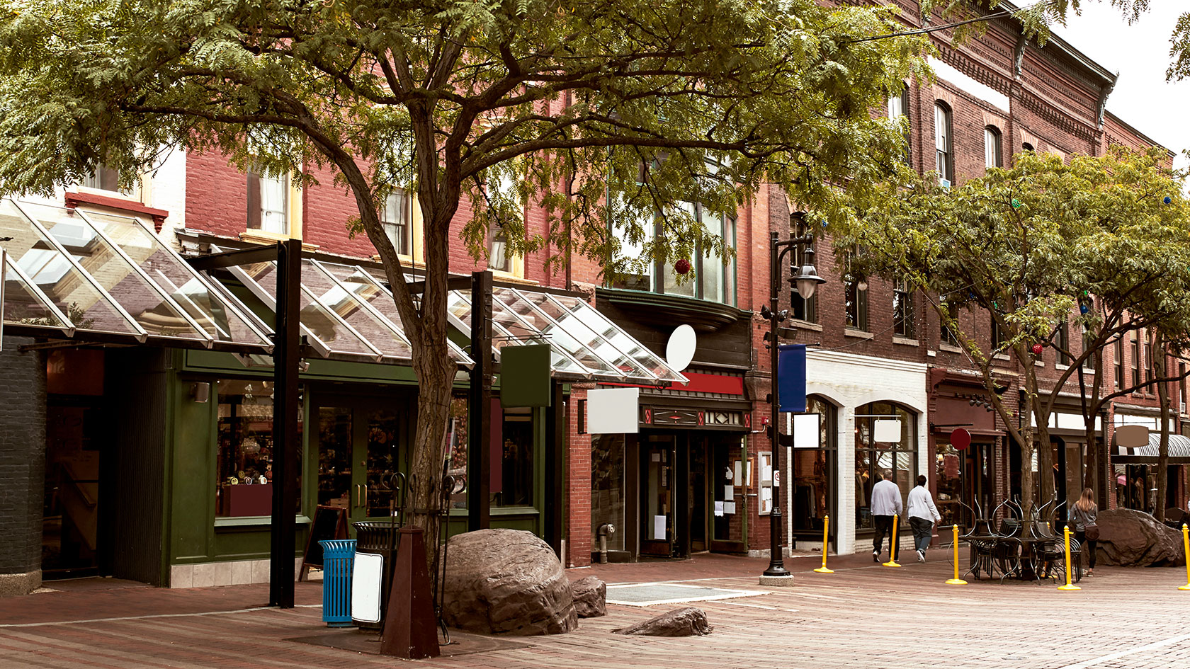 ファサード｜お洒落な街のカフェ