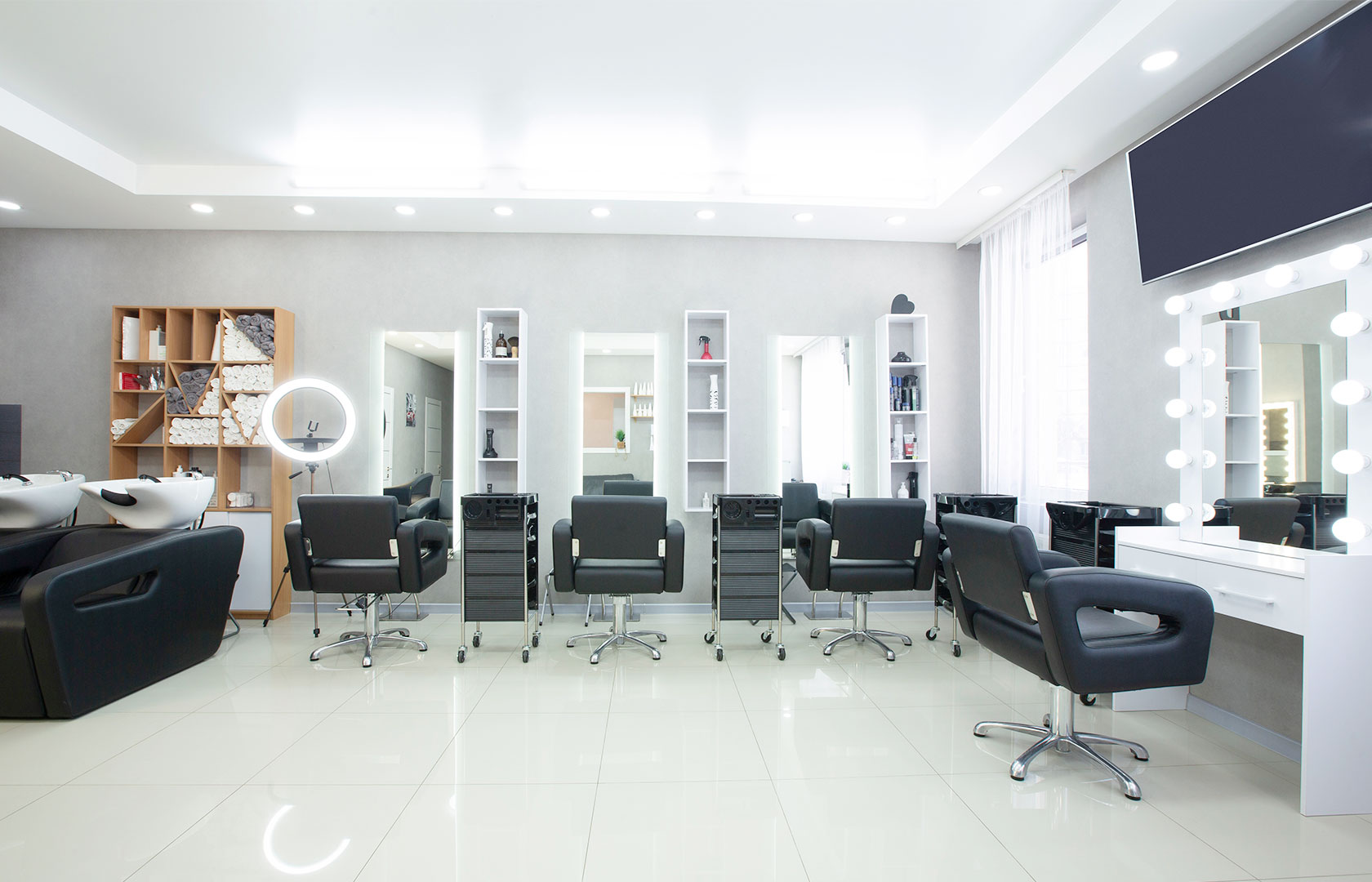 美容室の内装イメージ