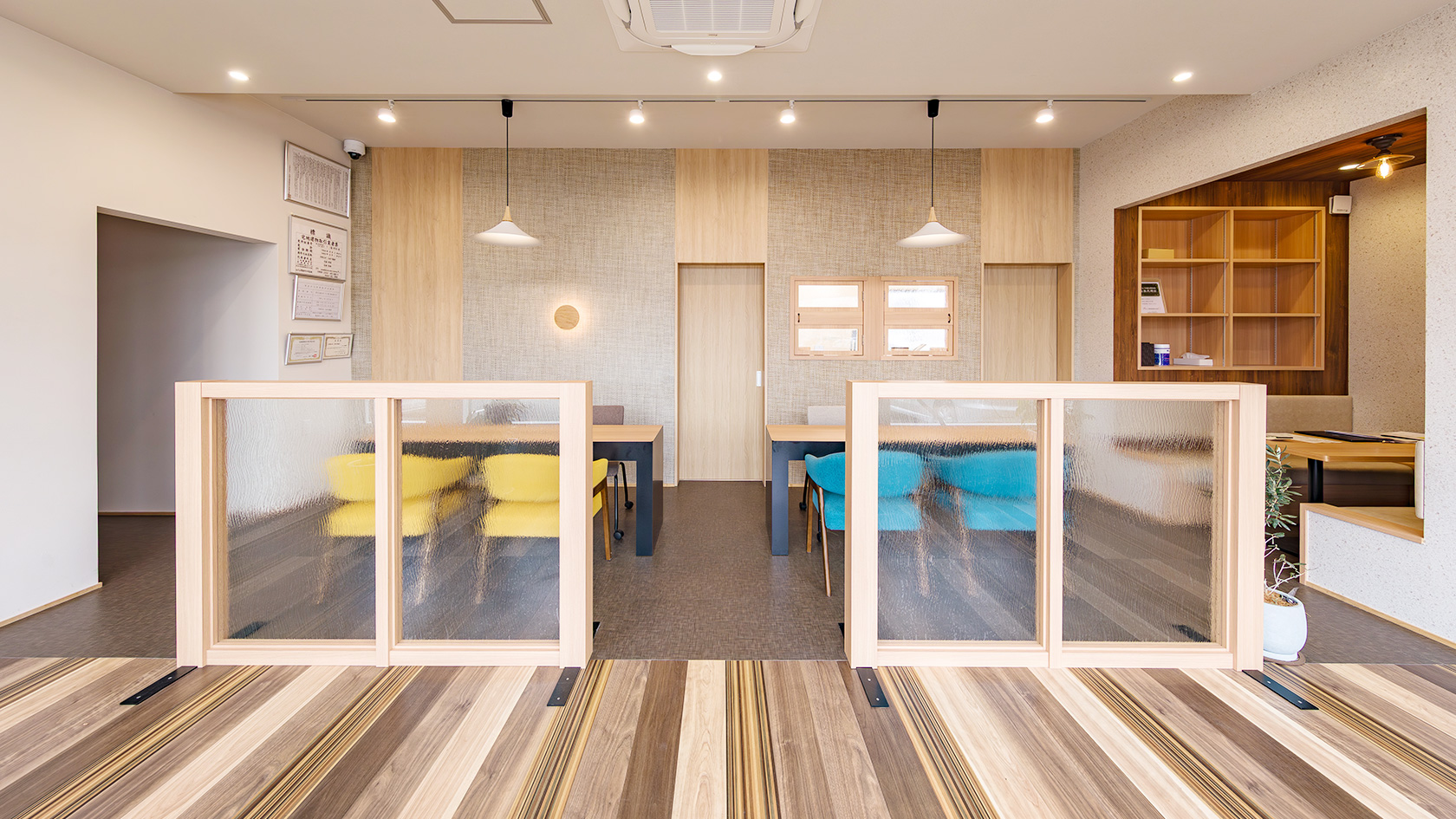 入店した時の景色