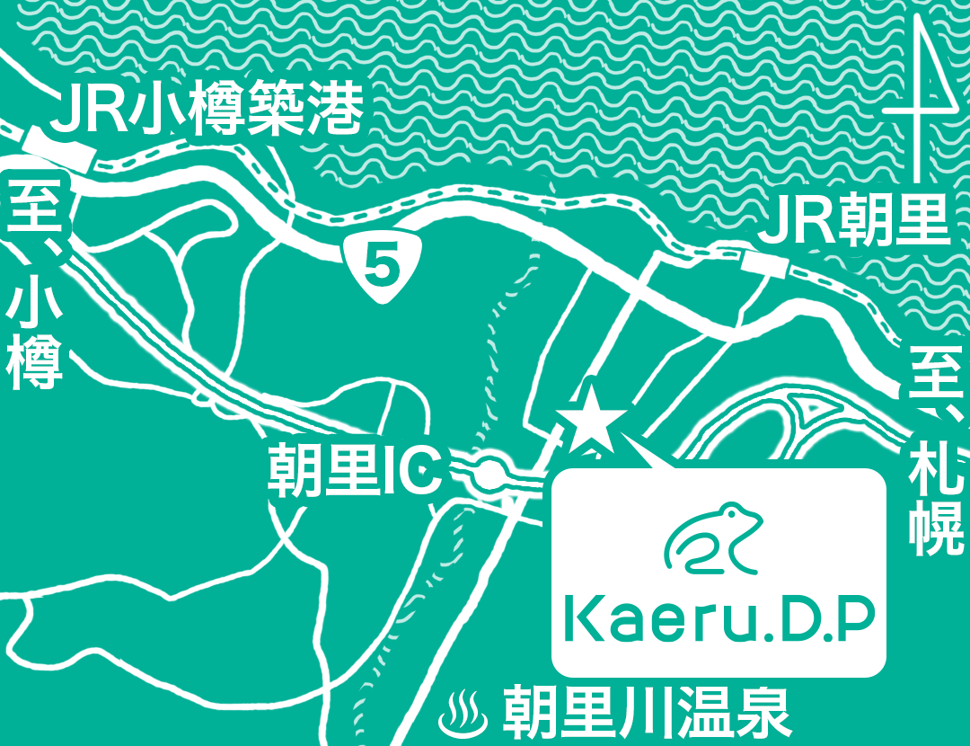 小樽本社 周辺地図