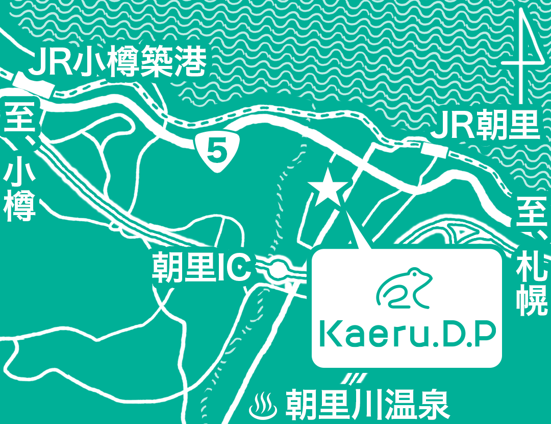 小樽本社 周辺地図